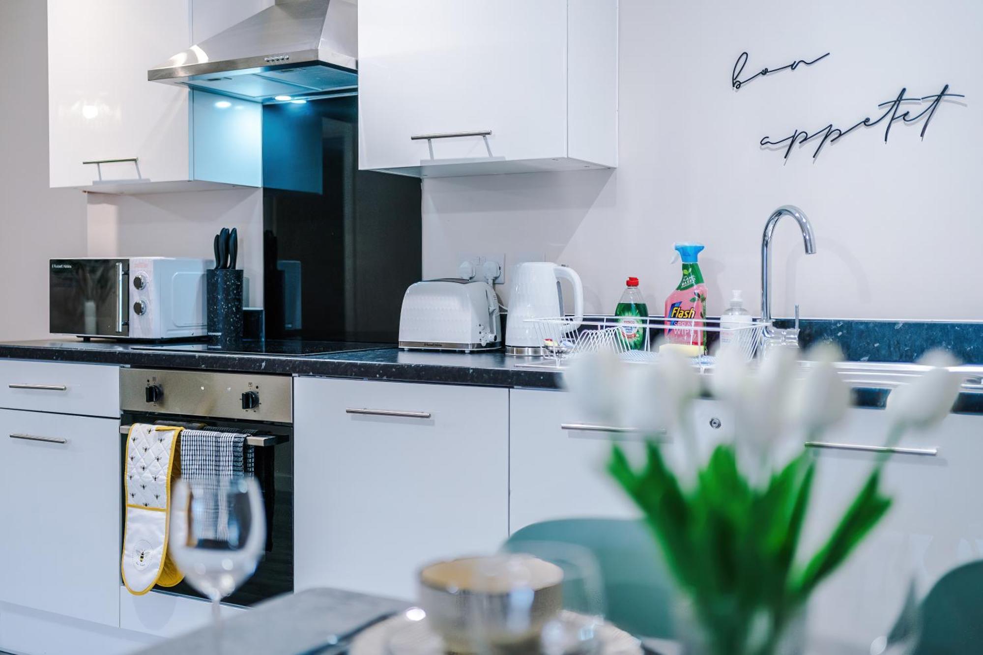 Appartamento Deluxe New Build 2 Bedroom 2 Bathroom - Free Secure Parking Manchester