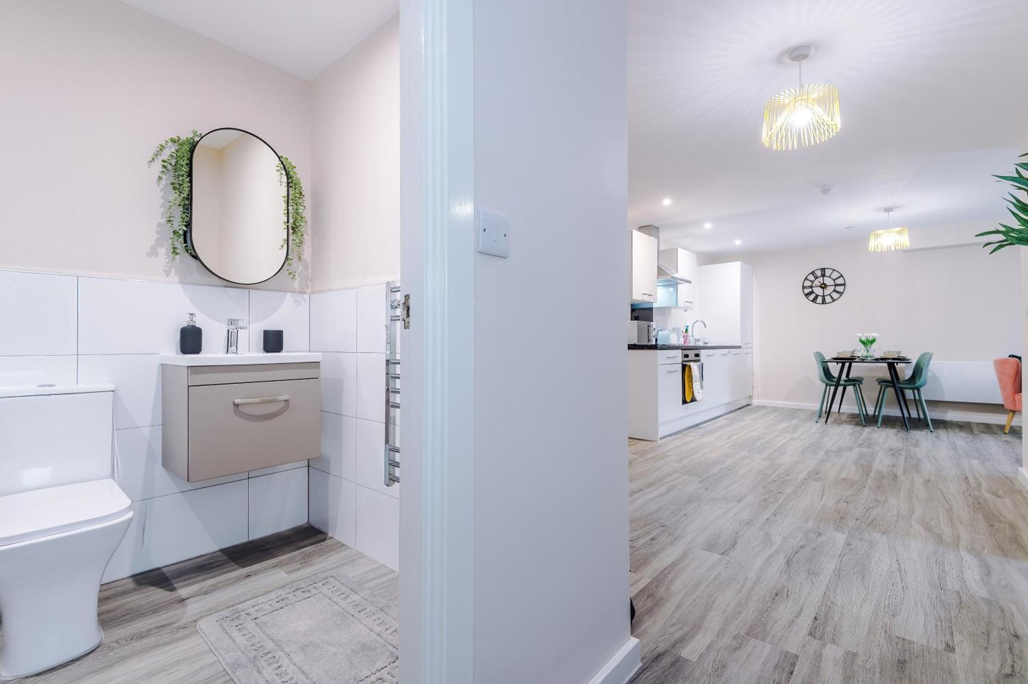 Appartamento Deluxe New Build 2 Bedroom 2 Bathroom - Free Secure Parking Manchester